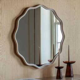 Vancouver Large Smoke Wall Mirror - thumbnail 1