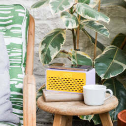 Rise Mix Bluetooth Speaker, Wireless Charger & Alarm Clock, Yellow - thumbnail 3