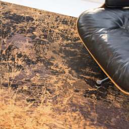 Madmen Cracks Rug, 1.4m x 2m / Gold - thumbnail 2