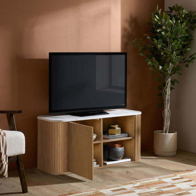 Rosalia Small TV Unit, Oak - image 1