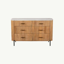 Java 6 Drawer Wide Chest - thumbnail 2