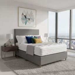 Arighi Bianchi Prarie Bed, Double / Dark Grey - thumbnail 1