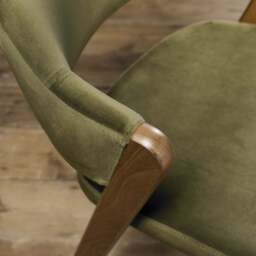 Highgate Rustic Oak Dining Chair, Brown - thumbnail 2