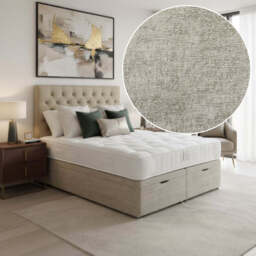 Arighi Bianchi Ottoman Antoinette Bed, Super King / Light Grey - thumbnail 2
