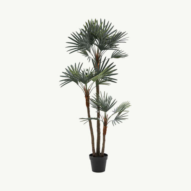 Artificial Potted Palm Tree, Large - image 1