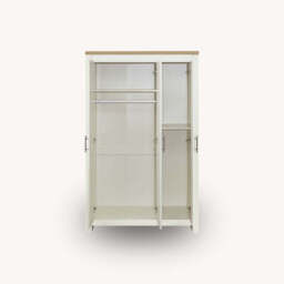 Burwick 3DR Wardrobe, Cream - thumbnail 3