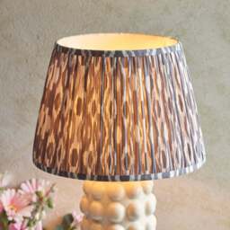 Kari Ikat Table Lamp, Grey - thumbnail 2