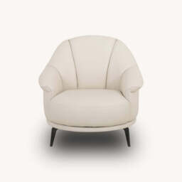 Valeria Swivel Amrchair, Natural - thumbnail 2