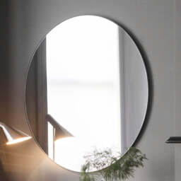 Rio Circular Mirror, Black - thumbnail 1