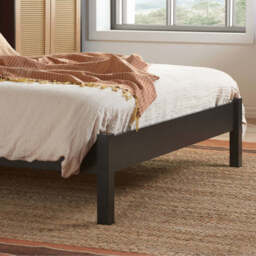 Washington Rattan Bed, Black / Double - thumbnail 4