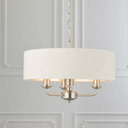 Leif 3lt Pendant Light, Natural