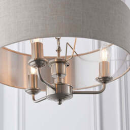 Leif 3lt Pendant Light, Natural - thumbnail 3