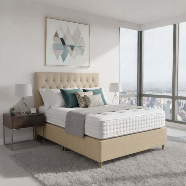 Arighi Bianchi Antoinette Headboard, Double / Beige - image 1
