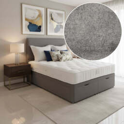 Arighi Bianchi Ottoman Prarie Bed, King / Dark Grey - thumbnail 2