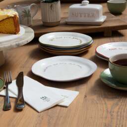 """Welcome to the shit show"" Lilac Tableware Plate" - thumbnail 4
