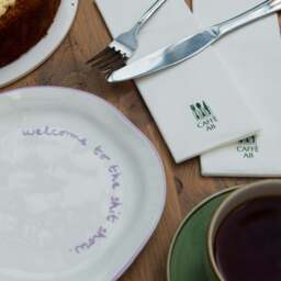 """Welcome to the shit show"" Lilac Tableware Plate" - thumbnail 2