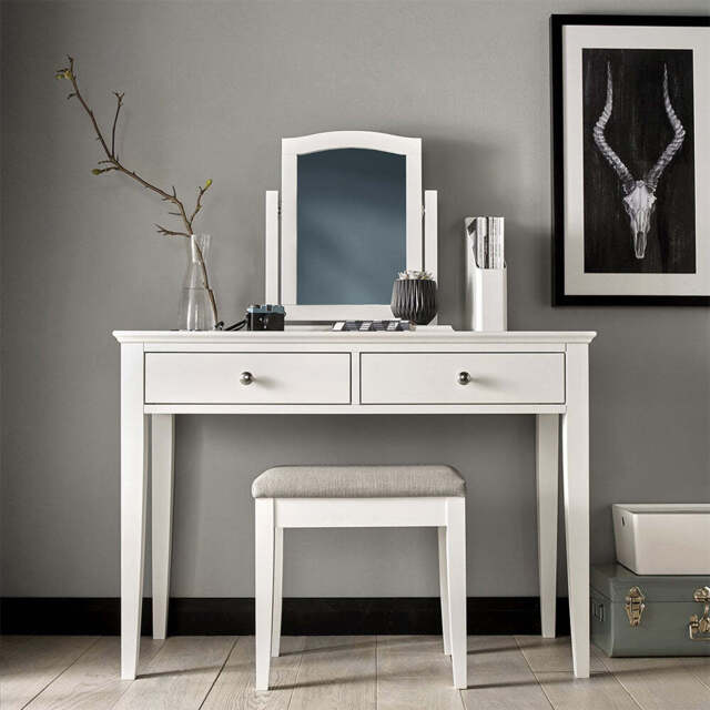 Ashburnham White Stool