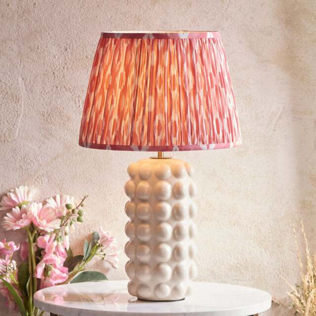 Kari Ikat Table Lamp, Pink - image 1