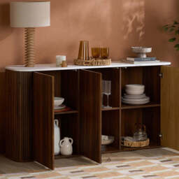 Rosalia 3DR Sideboard, Walnut - thumbnail 2