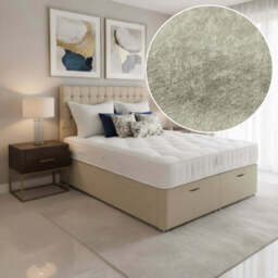 Arighi Bianchi Ottoman Stamford Bed, Super King / Beige - thumbnail 3