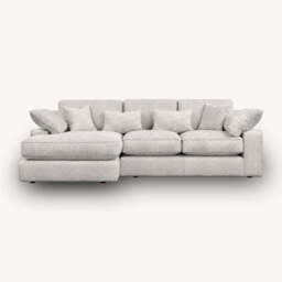Belmore Large Chaise Sofa, Left Hand Facing / Small / Natural