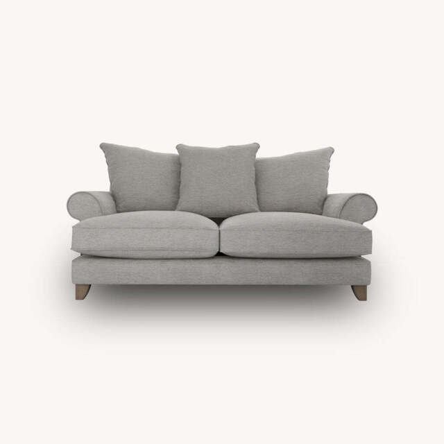 Columbine 2.5 Seater Sofa, Pillowback / Grey