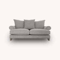 Columbine 2.5 Seater Sofa, Pillowback / Grey