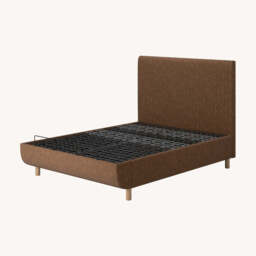 TEMPUR® Arc Static Bed with Vertical Headboard, Superking / Light Brown - thumbnail 2