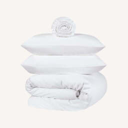 TLC 5 Star Hotel Concept: 250 TC Duvet Cover, Super King / White - thumbnail 3