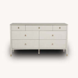 Dante 7 Drawer Chest, Beige
