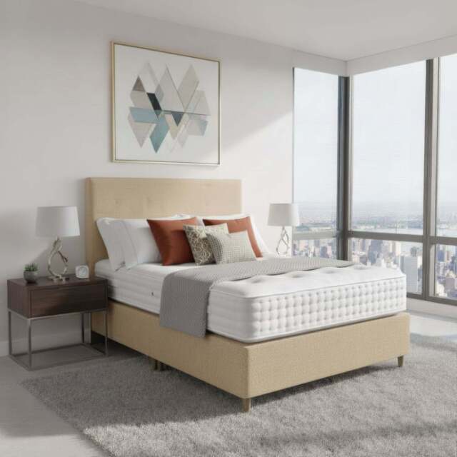 Arighi Bianchi Prarie Bed, King / Beige - image 1