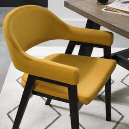 Highgate Peppercorn Armchair, Yellow - thumbnail 2