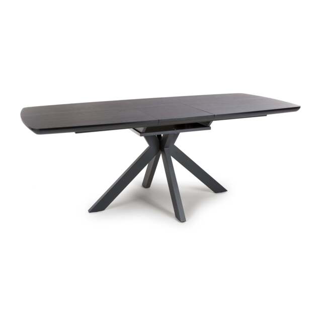 Roxbury 140-180cm Extending Boat Table, Black