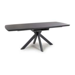 Roxbury 140-180cm Extending Boat Table, Black