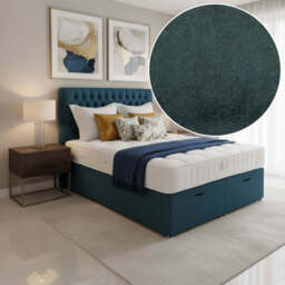 Arighi Bianchi Ottoman Antoinette Bed, Super King / Blue - thumbnail 2