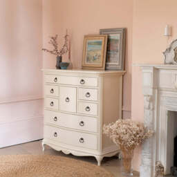 Ivory 8 Drawer Chest - thumbnail 1