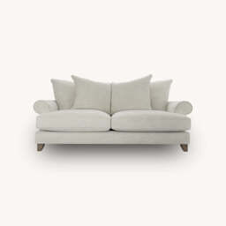 Columbine 3 Seater Sofa, Pillowback / Natural