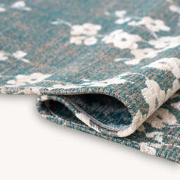 Sakura Circle Rug, Blue / 240cm Circle - thumbnail 5