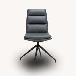 Bay Ridge Swivel Chair, Grey - thumbnail 2