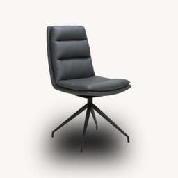 Bay Ridge Swivel Chair, Grey - thumbnail 3