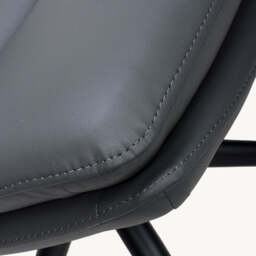 Bay Ridge Swivel Chair, Grey - thumbnail 4