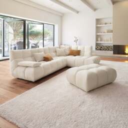 Luka Chaise Sofa, White