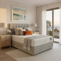 Arighi Bianchi 4 Drawer Stamford Bed, Single / Light Grey