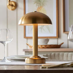 Rechargeable Table Lamp Warm Brass - thumbnail 4