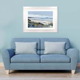 Reflections of Blue I Framed Wall Art - thumbnail 1