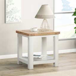 Rutland Painted Lamp Table - thumbnail 1