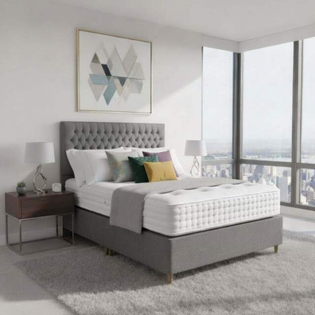 Arighi Bianchi Antoinette Bed, Double / Dark Grey - image 1