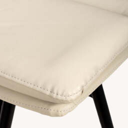 Bay Ridge Swivel Counter Stool, Beige - thumbnail 4