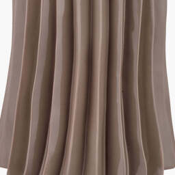 Taupe Pleated Ceramic Table Lamp Base - thumbnail 3