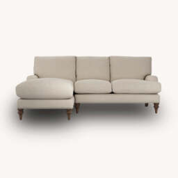 Jasmine Chaise Sofa, Left Hand Facing / Natural